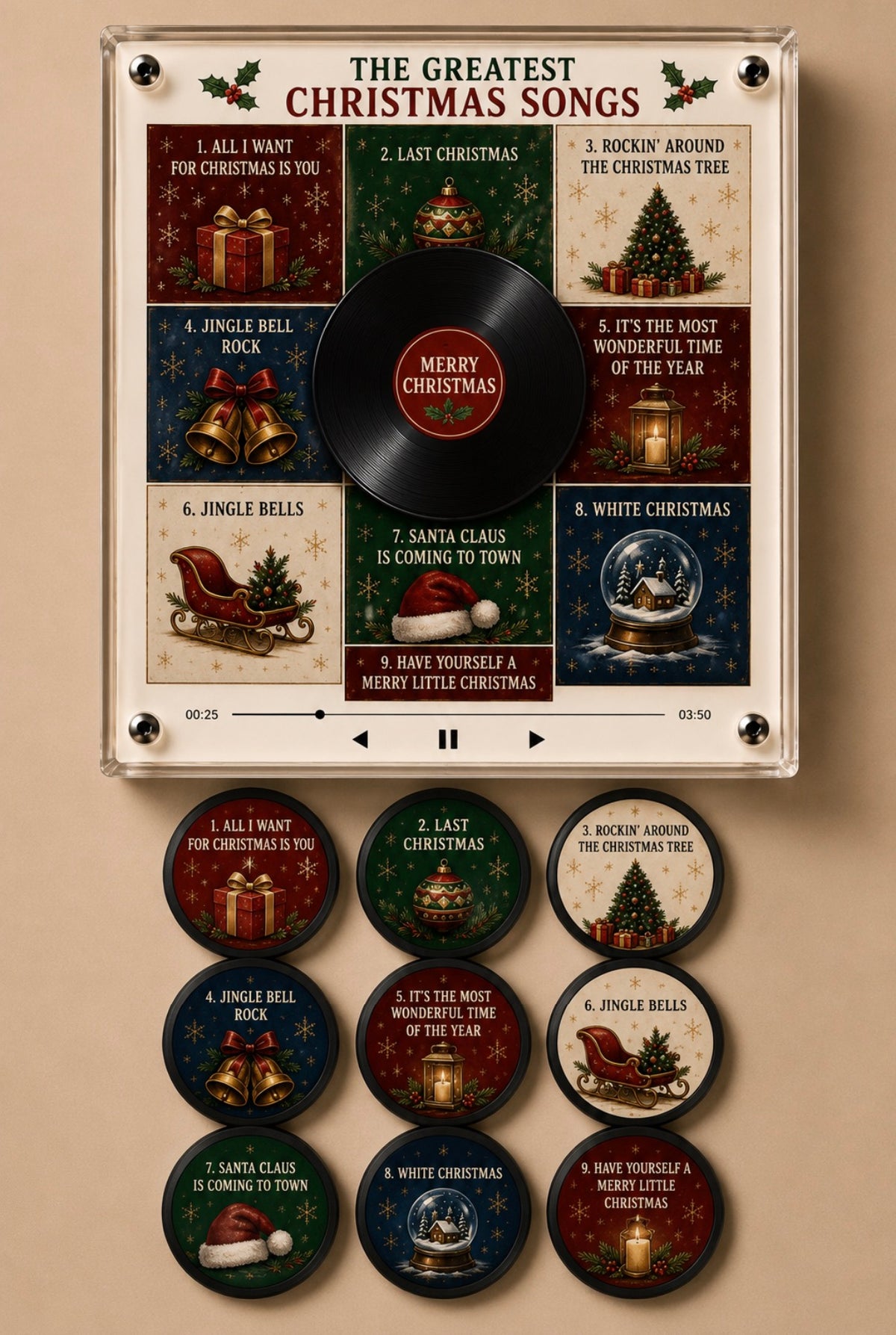 Christmas Magnetic Vinyl